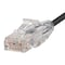 Monoprice Slim Cat6 Utp Network Cable, 1 ft.Black 13513 - alternate 6